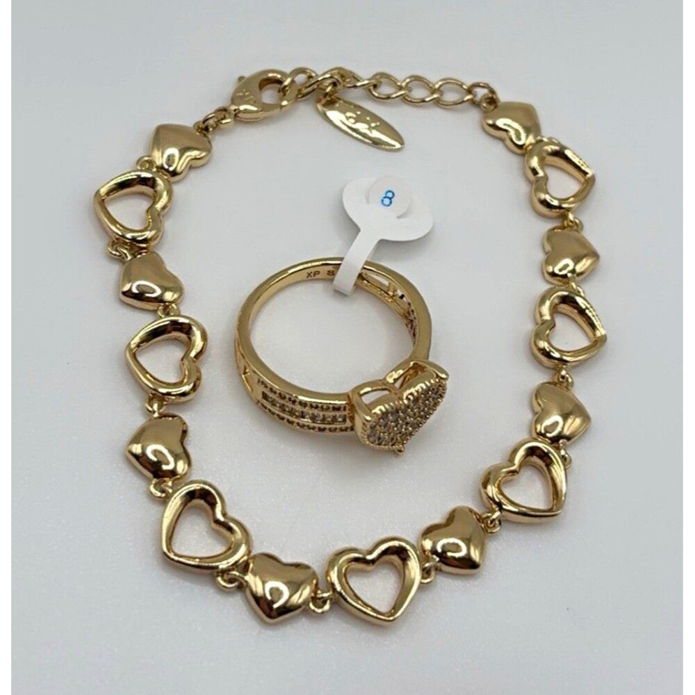Gold-plated jewelry set
